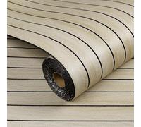 Livelynine 3D Wood Panels for Walls Stick on Wall Panels Hallway Bedroom Commercial Decor Natural Beige Wood Herringbone Grain Peel and Stick Wall Panel Roll Slat Walls Panelling Easy Install 30CMx5M