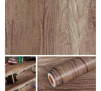 Livelynine 5M X 60CM Wide Wood Effect Vinyl Self Adhesive Worktop Covering Kitchen Cupboards Wood Effect Sticky Back Plastic Rustic Wooden Vinyl Wrap for Furniture Worktops Table Cover Contact Paper