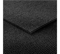 Livelynine Black Carpet Tiles Self Adhesive for Living Room Bedroom Office Carpet Floor Tiles Heavy Duty 60x60CM 16 Pcs Washable Black Square Floor Covering for Commercial Apartment Dark Flooring Tile