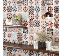 Livelynine Decorative Adhesive Roll for Wall Tiles Kitchen 40 cm x 10 m Washable Splash Guards Kitchen Wall Sticker Wall Sticker Bathroom Tiles Floor Adhesive Paper Drawers