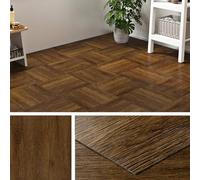 Livelynine Floor Tiles Self Adhesive Bathroom Vinyl Flooring Self Adhesive Kitchen Flooring Tile Wood Effect 30x30CM 16-Tiles Peel and Stick Vinyl Floor Tiles Oak Adhesive Floor Tiles Wood