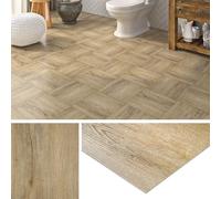 Livelynine Peel and Stick Floor Tiles Bathroom Light Oak Wood Effect 30x30CM Self Adhesive Floor Tile Wood Effect 32-Tiles Waterproof Sticky Floor Tiles Kitchen Flooring Tiles Self Adhesive Bedroom
