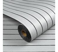 Livelynine Peel and Stick Wall Panels Wood Look Light Grey Wood Panels for Walls Self Adhesive Wooden Wall Panel for Bedroom Living Room Feature Walls Stick on Slat Wooden Panelling Office 30CMx2M