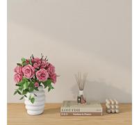 Livelynine Peel and Stick Wallpaper Beige Bedroom Wall Paper Roll Textured 40CMx5M Stick on Wallpaper Bathroom Waterproof Sticky Back Plastic Roll for Furniture Vinyl Wrap for Kitchen Cupboards Shelf