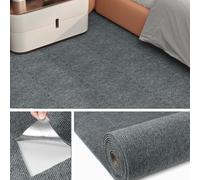 Livelynine Self Adhesive Carpet Runner Light Grey 60CMx400CM Peel and Stick Carpet Roll for Office Commercial Apartment Sticky Back Carpet Runners for Hallways Living Room Bedroom Non Slip Long Grey