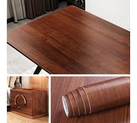 Livelynine Wood Effect Vinyl Self Adhesive Wallpaper for Kitchen Cupboard Stickers Wood Contact Paper Self Adhesive Sticky-Back Plastic for Kitchen Worktop Counter Waterproof Removable 40CMx2M