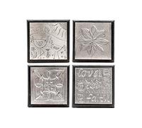 LiveMoor Metal Embossing Kit - Pewter Coasters