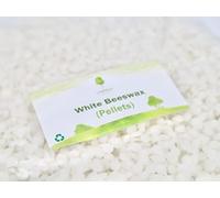 LiveMoor White Beeswax Pellets/Beads Cosmetic Grade (100g) - Naturally Fragrant