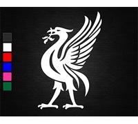 Liver Bird Vinyl Decal Sticker (20cm x 13cm, Red)