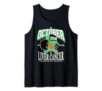 Liver Cancer Awareness Month 2026 October We Wear Emerald Tank Top