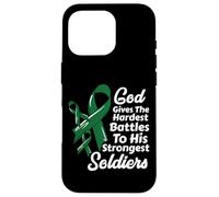 Liver Cancer Awareness Ribbon Fight Chemo Faith Soldiers God Case for iPhone 16 Pro
