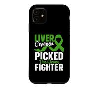 Liver Cancer Picked The Wrong Fighter Liver Cancer Awareness Case for iPhone 11
