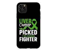 Liver Cancer Picked The Wrong Fighter Liver Cancer Awareness Case for iPhone 11 Pro Max