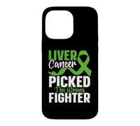 Liver Cancer Picked The Wrong Fighter Liver Cancer Awareness Case for iPhone 14 Pro Max