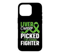 Liver Cancer Picked The Wrong Fighter Liver Cancer Awareness Case for iPhone 16 Pro