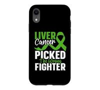Liver Cancer Picked The Wrong Fighter Liver Cancer Awareness Case for iPhone XR