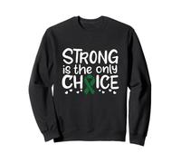 Liver Cancer Survivor Fighter Chemo Kelly Green Ribbon Sweatshirt