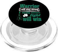 Liver Cancer Warrior I Will Stay Strong Will Fight Will Win PopSockets PopGrip for MagSafe