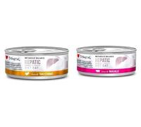 Liver Cat Diet Deterrent | Special Nutritional Needs | Various Flavors & Blends | (12x85Gr, 6X Turkey 6X Pork)