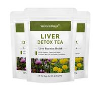 Liver Detox Tea - Natural Liver Cleanse & Support, Herbal Blend For Liver Health, Caffeine-Free(3PCS)