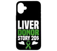 Liver Donor Story 20$ Bold Statement Case for iPhone 16 Plus
