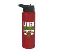 Liver Donor Story 20$ Bold Statement Stainless Steel Insulated Water Bottle