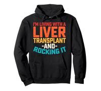 Liver Recipient survivor I'm Living with a Liver Transplant Pullover Hoodie