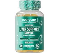 Liver Support Gummy | Citrus Flavour | 60 Vegan Gummies | Choline, Milk Thistle, Vitamins C & E | Liver Complex with Vitamins by NUTRIGUMS®