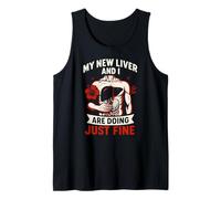 Liver Transplant New Liver Doing Fine Mens Get Well Patient Tank Top
