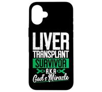 Liver Transplant Survivor Liver Recipient Recovery Case for iPhone 16 Plus