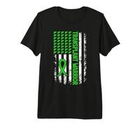 Liver Transplant Survivor us Flag Liver Recipient Recovery Premium T-Shirt