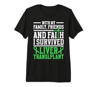 Liver Transplant Survivor Warrior Premium T-Shirt