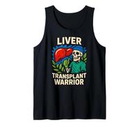 Liver Transplant Warrior Cool Mens Surgery Recovery Tank Top