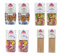 LIVERA KIT FANTASIA - mixed pack, Italian pasta, coloured pasta, organic pasta, 8 x 500 g