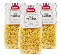 LIVERA- Lemon Tagliolini, durum wheat semolina pasta, flavoured, Italian, artisanal production, pack of 3 x 250g