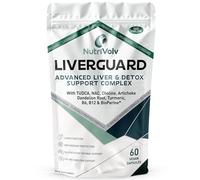 LiverGuard Complex | 60 Capsules | Advanced Liver & Detox Support Formula | Supports Liver Function, Antioxidant Protection, Glutathione Pathway| NAC, Choline, Artichoke & Turmeric | by NutriVolv