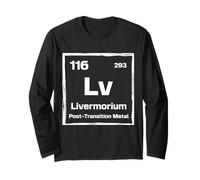 Livermorium (Lv) - Periodic Table of The Elements Long Sleeve T-Shirt
