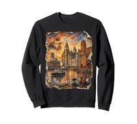 LIVEROPOOL, romantic representation of the landscape, Sweatshirt