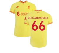Liverpool 2021 - 2022 3Rd Shirt - Alexander Arnold 66 in Yellow | Size: Small Liverpool Yellow S
