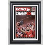 Liverpool 2024/2025 League Champions Picture Poster Photo Mo Salah League Title Picture Frame (A4 Premium Frame)