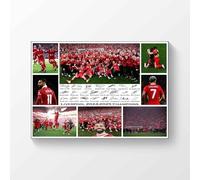 Liverpool 2024-2025 Season League Champions Poster Print A4 Signed Photo Gift For Football Fans