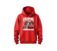 Liverpool 2025 English League Champions Hoodie - 100% Cotton Unisex Scousers 2025 League Winners Hooded Sweatshirt (UK, Alpha, One Size, Regular, Regular, L)
