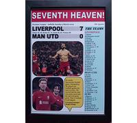 Liverpool 7 Man Utd 0-2023 Premier League - framed print