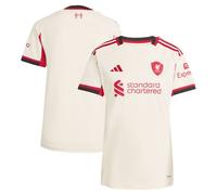 Liverpool adidas Football Away Shirt Jersey Women's 2025-26 White