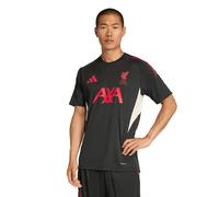 LFC adidas Mens 25/26 Domestic Short Sleeve Top Black