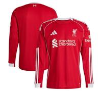 Liverpool adidas Home Shirt 2025-26 - Long Sleeve