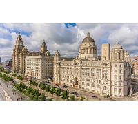 Liverpool Architectural Landscape DIY 5D Diamond Painting by Number Unique Kits Home Wall Decor Crystal Rhinestone Wall Decor Cross Stitch 40x50cm