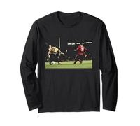 Liverpool Arsenal Michael Owen in Action Football World Cup Long Sleeve T-Shirt