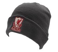 Liverpool Bronx Knitted Turn Up Hat Grey One Size