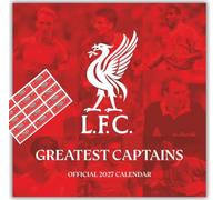 Liverpool Calendar 2027 Square Wall Calendar Plastic Free with FREE Organising Stickers Included